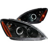 ANZO PROJECTOR HEADLIGHTS BLACK w/ HALO (SMD LED) for 04-007 Lancer