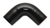 Vibrant  90 Degree Elbow, 5.00" I.D. x 3.00" Leg Length - Black