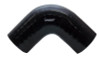 Vibrant  90 Degree Elbow, 1.25" I.D. x 8.00" Leg Length - Black