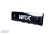 Turbo XS Billet Aluminum License Plate Delete Black WRX Logo for 08-14 WRX/STi
