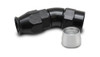 Vibrant  30 Degree High Flow Hose End Fitting for PTFE Lined Hose, -6AN