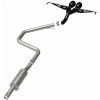 MagnaFlow Competition Cat-Back Exhaust w/ Black Tips for 19+ Veloster 1.6L