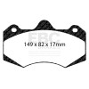 EBC  Bluestuff Brake Pads for AP Racing Caliper CP7040