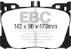 EBC Yellowstuff Front Brake Pads for 2017+ Mercedes E300 W213 2.0L Turbo