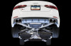 AWE Track Edition Non-Resonated Exhaust w/ Black Tips for 18-19 Audi S5 Quattro
