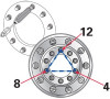 SPC Performance WHEEL CENTERING TOOLS for FORD
