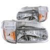 ANZO Crystal Headlights Chrome w/ Corner Lights for 95-01 Ford Explorer