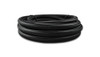 Vibrant -8 AN Black Nylon Braided Flex Hose w/ PTFE liner (10FT long)