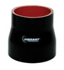 Vibrant 4 Ply Aramid Reducer Coupling 4.5in Inlet x 5in Outlet x 3in Length - Black