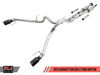 AWE 0FG Resonated Exhaust Black 5" Tips for for 17+ Gen 2 Ford Raptor