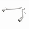 MagnaFlow Race Axle Back w/ Dual Polished Tips for 2016 Chevy Camaro 3.6L V6
