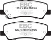 EBC Yellowstuff Rear Brake Pads for 15+ Ford Mustang 2.3 Turbo Perf Pkg