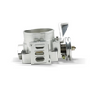 BLOX Racing 72mm Silver Dual Pattern Billet Throttle Body for Honda K-series