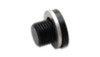 Vibrant M18 x 1.5 Metric Aluminum Port Plug with Crush Washer