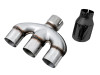 AWE Track Edition Exhaust w/ Front Pipe & Black Tips for 17-20 Honda Civic SI