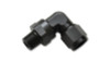 Vibrant -6AN to 1/4in NPT Female Swivel 90 Degree Adapter Fitting