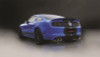 Corsa 3" Dual Rear Sport Axleback Exhaust for 13-14 Shelby GT500 5.8L