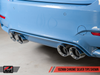 AWE Non-Resonated Track Edition Exhaust w/ 102mm Chrome Tips for 15+ BMW M3 / M4