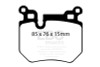 EBC Greenstuff Rear Brake Pads for 08-10 BMW 135 3.0 Twin Turbo