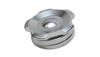 Vibrant  2" OD Aluminum Weld Bung + Polished Aluminum Threaded Cap
