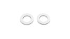 Vibrant  Pair of PTFE Washers for -6AN Bulkhead Fittings