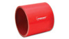 Vibrant  Straight Hose Coupler, 2.00" I.D. x 3.00" long - Red