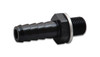 Vibrant  Metric to Barb Fitting (Male M12 x 1.5 to 3/8" Barb) Aluminum