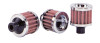 Vibrant  Crankcase Breather Filter w/ Chrome Cap, 1/2" Inlet I.D.