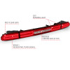 ANZO LED Taillights - Red/Clear w/Sequential Turn Signal for 08-10 Challenger