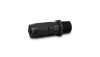 Vibrant -8AN Male NPT Straight Hose End Fitting - 3/8 NPT