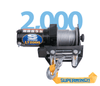 Superwinch 2000 LBS 12V DC 5/32in x 49ft Steel Rope LT2000 Winch