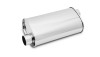Vibrant  STREETPOWER Oval Muffler, 3" inlet/outlet (Offset-Offset)