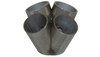 Vibrant  4 into 1 Turbo Manifold Merge Collector (T3 & T3/T4) - 4 UP STYLE