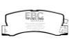 EBC Greenstuff Rear Brake Pads for 90-91 Lexus ES250 2.5