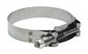 Vibrant  Stainless Steel T-Bolt Clamps (Pack of 2) - Clamp Range: 1.75"-2.10"