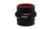 Vibrant 4 Ply Reinforced Silicone Hump Hose Connector - 4in I.D. x 3in long (BLACK)