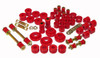 Prothane Total Kit - Red for 00-06 Dodge Neon SRT-4 - 4-2007