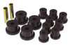 Prothane Rear Spring & 1/2in Shackle Bushings - Black for 64-73 Ford Mustang