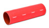 Vibrant  Straight Hose Coupler, 1.00" I.D. x 12.00" long - Red