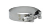 Vibrant  Stainless Steel T-Bolt Clamps (Pack of 2) - Clamp Range: 4.75"-5.10"