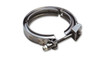 Vibrant SS Quick Release V-Band Clamp for V-Band Flanges with 2.75" /3" OD Tube