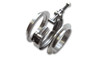 Vibrant T304 SS  V-Band Flange Assembly, for 5" O.D. Tubing