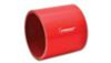 Vibrant  Straight Hose Coupler, 2.75" I.D. x 3.00" long - Red