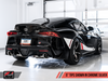 AWE Resonated Touring Edition Exhaust 5" Chrome Silver Tips for 2020 GR Supra