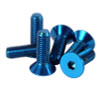 NRG Steering Wheel Screw Upgrade Kit (Conical) - Blue - SWS-100BL