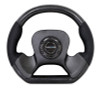 NRG 320mm Carbon Fiber Steering Wheel  w/Leather Trim Handles