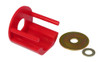 Prothane Lower Motor Mount Insert - Red for 06+ VW Golf V - 22-507