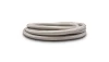 Vibrant  10ft Roll Stainless Steel Braided Flex Hose w/ PTFE Liner; AN Size: -12