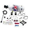 Nitrous Express 2 Valve Nitrous Plate Kit w/10lb Bottle for 96-04 Mustang 4.6L