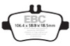 EBC 13+ Mercedes-Benz CLA250 2.0 Turbo Redstuff Rear Brake Pads